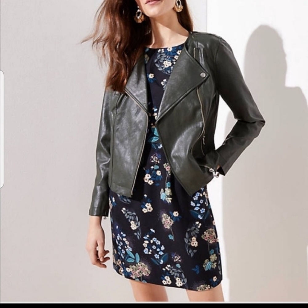 LOFT Faux Leather Jacket
